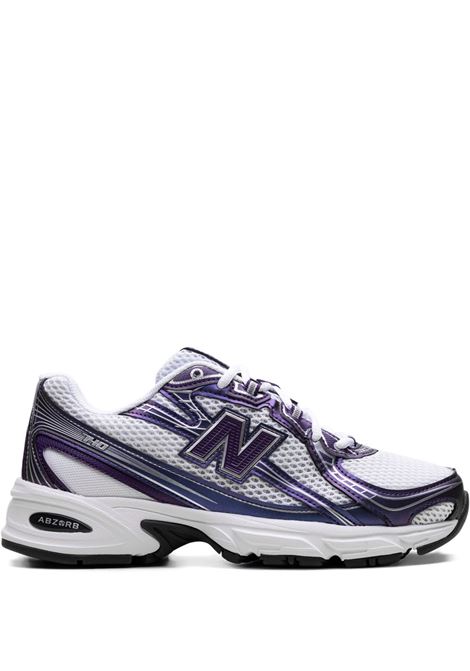 White and grape 740 sneakers New Balance - unisex